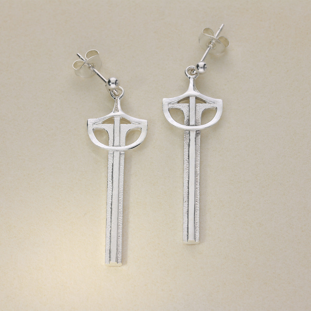 Sterling Silver Drop Earrings JDE51