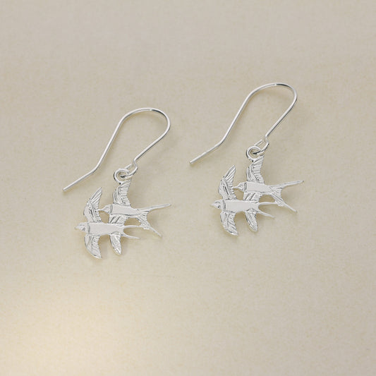 Sterling Silver Drop Earrings JDE47