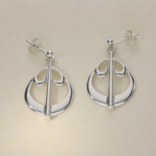 Sterling Silver Drop Earrings JDE50
