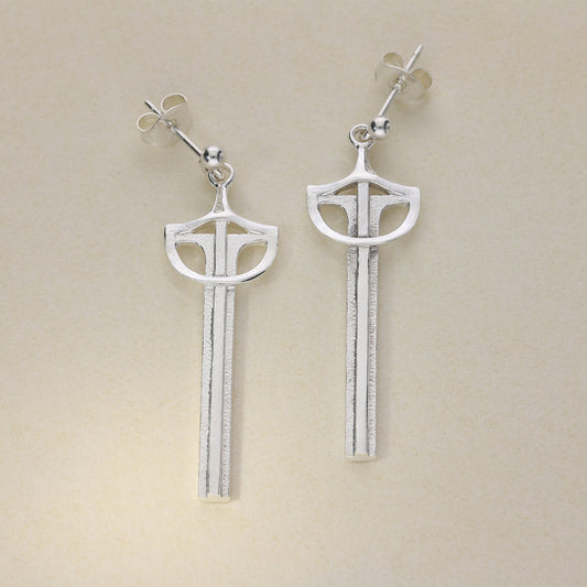 Sterling Silver Drop Earrings JDE51