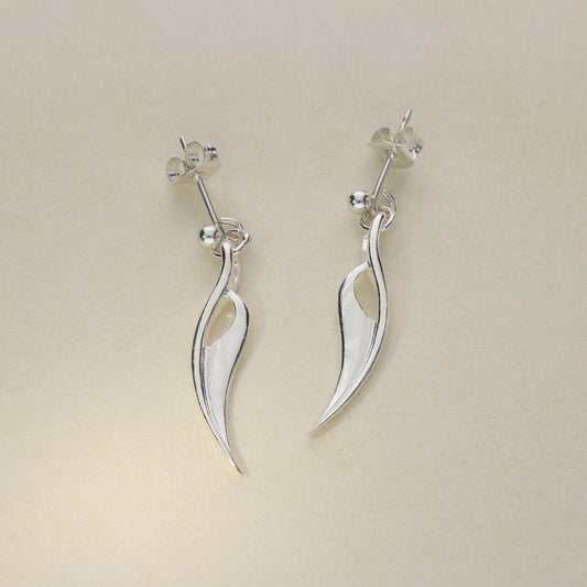 Sterling Silver Drop Earrings JDE34