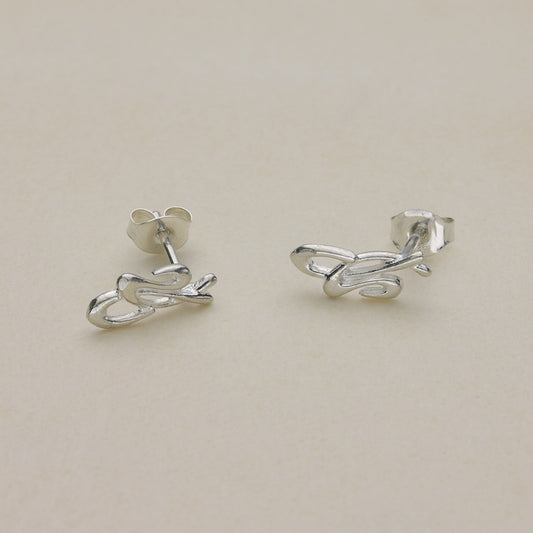 Sterling Silver Stud Earrings JDE42