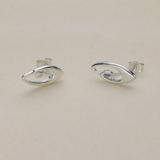 Sterling Silver Stud Earrings JDE43