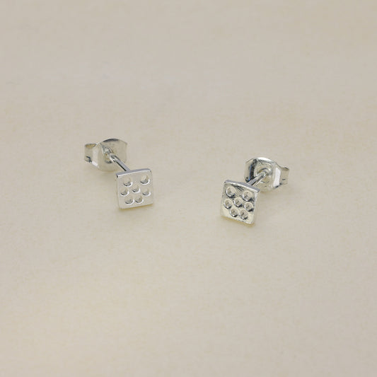 Sterling Silver Stud Earrings JDE9