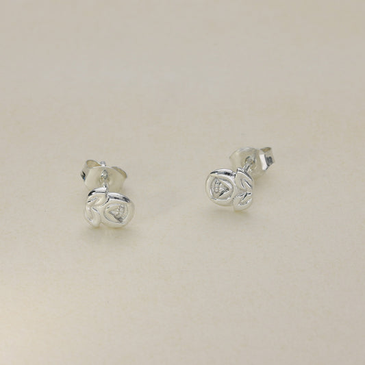 Sterling Silver Stud Earrings JDE19